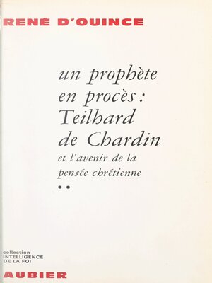 cover image of Un prophète en procès (2)